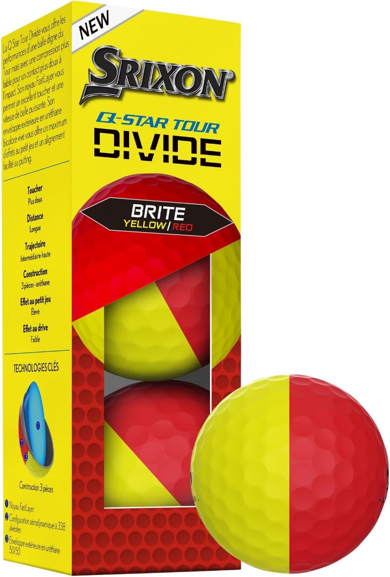 Srixon Q-Star Tour Divide Golf Balls - Image 5